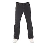 Wrangler Herren Jeans Bootcut Jacksville Hose Schwarz Jeanshose Männer Baumwolle Denim Stretch Black w36, Farbe: Black Out, Größe: 36W / 34L