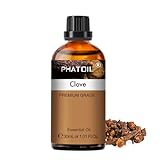 PHATOIL Nelkenknospenöl Ätherisches Öl Reine 30ML, Ätherische Öle für Diffuser Erstklassige Qualität, Aroma Duftöl Nelkenknospe Öl für Kerzen, Duftlampe, Luftbefeuchter