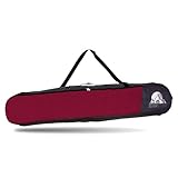 Rawstyle Snowboardtasche Snowboard-Tasche Boardbag Snowboard Bag Tasche für Snowboard Rucksack Modell 2 (Bordeaux (170cm))