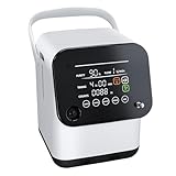 Tragbarer Sauerstoffkonzentrator für Zuhause，Xandoril Sauerstoffkonzentrator für den Heimgebrauch，90%, 1-7L/min，Doppelte Nutzung von Fernbedienung und Touchscreen，