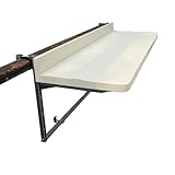 Balkontisch für den Außenbereich – Hängetisch aus Aluminiumlegierung, sonnenfest und wasserdicht, verhindert das Herunterfallen von Gegenständen, leicht zu falten, starke Tragfähigkeit