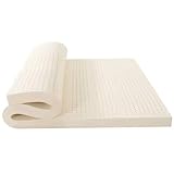 Latex-Matratze, 80 x 200 cm, 100 % Naturlatex-Matratzen, atmungsaktiv, bequem und langlebig, Matratze, Latex, Queen, Naturkautschuk, reine Matratze, verdickt, Zuhause, Schlafzimmer, Kissen, 2,5 cm