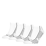 PUMA 4 Paar Sneaker-Socken, Weiß, 35-38
