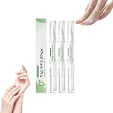 Nagelpflegestift mit Stärkungsmittel & Härter - Nagelhautölstift zur Ernährung, Nagelstift zur Aufhellung, stärkender Lack für die tägliche Nagelreparatur und Pflege von Fingernägeln (3 STÜCKE)
