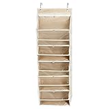 Große Kapazität über der Tür Organizer mit 6 Haupttaschen, 12 Seitentaschen für optimale Raumausnutzung, große Kapazität, Türplaner