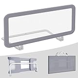 YIKANWEN Tragbare Bettgitter 175cm, Bettschutzgitter für Kinder ab 0 Monate-10 Jahren, Rausfallschutz für Kinderbetten,Boxspringbetten