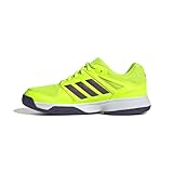 adidas Unisex Kinder Speedcourt Indoor Shoes Kids Sportliche Schuhe, Lucid Lemon/Aurora met./Aurora Plum