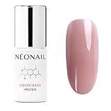 NEONAIL UV Nagellack Base Coat Gel UV Cover Base Protein Pure Nude 7,2 ml NEONAIL Unterlack Für Nägel UV Lack Gel Nägel NEONAIL Modeling Base