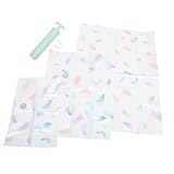 Garneck Vakuumbeutel mit Handpumpe Platzsparende Aufbewahrungsbeutel für Kleidung und Bettdecken Staubdicht für Reisen und Zuhause Bpa frei Zufällige Farbe Zufällige Farbe