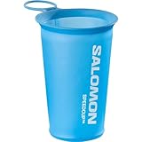 Salomon Soft Cup Speed 150ml/5oz Unisex Hydrationszubehör, Einfacher Zugriff, Leicht verstaubar, Frei von PVC und Bisphenol-A, Blau