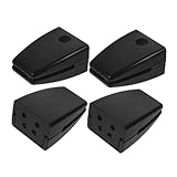 Operitacx 4 Stück Schreibtisch Trennwand Clips Verstellbare Aluminium Klemmen für Stabile Tischpartitionen Geeignet für Glasplatten von Design für Effektiven Spuckschutz