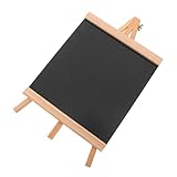 Tofficu Holz Kreidetafel mit Stabilem Staffelei Ständer Wiederbeschreibbare Tischtafel für Innen und Außen Vielseitiges und Memo Board für Bar Hochzeit und Wohnbereich
