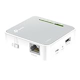 TP-Link TL-WR902AC AC750 WLAN Nano Router (433Mbit/s (5GHz) +300Mbit/s (2,4GHz) (tragbar, Accesspoint, TV Adapter, Repeater, Router, Client, Media, FTP Server), weiß/grau