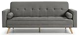 HOGAR24 ES Schlafsofa Mod. 846 | 3-Sitzer-Sofa | klick-Clac-System | Farbe Grau | Maße: 206 x 75 x 89 cm