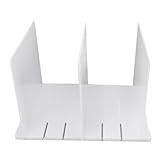 Ldafava Regal Teilerhalter Kunststoff Schrank Organizer Moderne einfache Baugruppe Multifunktionaler Speicher für Geldbeutel Bücher Tabelle ABS Material 4pcs 5pcs 6pcs (3 Teiler)