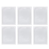 BESTOMZ Selbstklebende Pvc Ausweishüllen 9 X 12cm Transparent 10 Stück Kartenhalter Etikettenaufkleber für Büro Schule und Reise