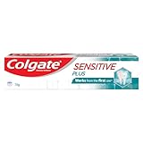 Colgate Sensitive Plus Sensitivity Relief Toothpaste, 70 g, mit PRO-ARGIN Technologie, klinische Proven Formula bietet INSTANT Relief From Tooth Sensitivity