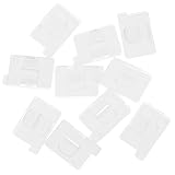 POPETPOP 10 Stück Teiliges Stabile Kabelclips für Lichterketten Selbstklebende Halter für Außenbereich Wetterfeste Kunststoff Haken zum Aufhängen von Weihnachtsdeko und Outdoor