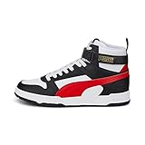 PUMA Unisex Rbd Game Turnschuhe, Puma White High Risk Red Puma Black Puma Team Gold, 40 EU