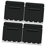 FONDOTIN 4Stücke Ergonomischer Laptopständer Verstellbarer Laptop Riser aus Robustem Faltbar für Kühlung und Komfortable Körperhaltung