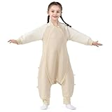 LITTLE SPUD Thermostatischer Schlafsack mit Füßen für 1 bis 3 t Baby, 1,0 Tog tragbare Decke für Kleinkinder, Ganzjahresschlafsack für Jungen oder Mädchen, Schlafsack für Spaziergänger,