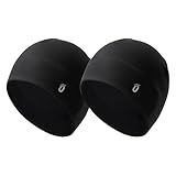 GEAR WEAR Laufmütze Herren Damen,Dünnes Leichtgewicht Warmes Microfleece Sportmütze Fahrrad Mütze Atmungsaktiv für Laufen Skifahren Fahrradmütze Snowboarden Klettern Motorrad Skull Winter