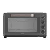 Black+Decker – Elektro-Backofen BXOV6000E | 2000 W | 60 L | 15 Modi | Umluft/Convection | 90-Min-Timer | STAY ON-Funktion | Doppelverglasung | Innenbeleuchtung | Krümelblech | Drehspieß
