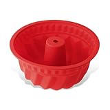 Dr. Oetker Silikon-Gugelhupf Flexxibel Love Ø22 cm – Backform aus Platinsilikon, vielseitig einsetzbar, ideal für kleine Kuchen, Eis & Desserts