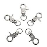 FUTUREORYY 5 Stück Vogelkäfigschloss Zubehör Für Kleine Haustierkäfige Drahtkäfigverriegelung Hasmter-klemme Drahtkäfigschnalle Käfignetzklemme Schnappverschlüsse Rostfreier Stahl Silver