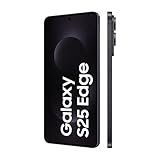 Samsung Galaxy S25 Edge AI Smartphone mit Galaxy AI, Ohne Vertrag, Handy mit Android, 12 GB RAM, 512 GB GB Speicher, 200-MP-Kamera, Titanium JetBlack, 3 Jahre Herstellergarantie [Exklusiv auf Amazon]