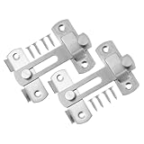 LAPYAPPE Türschloss Riegelschloss Schiebetürschloss Robuster Bolzenriegel Einsetzbar Einfache Montage für Zuhause Gewerbe und Industrie