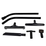 Cen-Tec Systems 99857, Traverse 35,6 cm kommerzielles Vakuum-Zubehör-Set für mehrere Oberflächen, mit 2-teiligem Stahl-S-Stab für Rucksack-Staubsauger, Schwarz