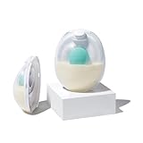 Willow Go Wiederverwendbare Muttermilchbehälter mit neuem und verbessertem Spritzschutz, fasst 200 ml pro Behälter, postpartale Essentials – Zubehör für Willow Go, tragbare Stillpumpe, 2 Stück