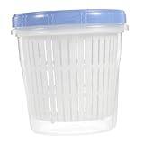 Zerodeko Sealed Pickle Container Gurkenbehälter Auslaufsicherer Aufbewahrungsbehälter für Gemüse Snacks und Langlebig