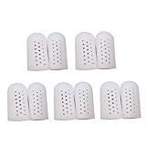 Großzehenschutz, Gel-Zehenkappe, neue atmungsaktive Silikonhülle mit Löchern – für Hühneraugen, Schwielen, Blasen, eingewachsene Zehennägel und Reibungsreduzierung groß