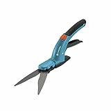 Gardena Comfort Grasschere: Selbstschärfende Gartenschere mit Wellenschliff, mit Antihaftbeschichtung, reibungsoptimiert, ergonomisch gestaltet, für kraftvolles Schneiden (8733-30)