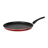 Sitram 712389 Crêpes-Pfanne Cherry Ø 28 cm – Antihaftbeschichtung – Farbe Rot Metallic – Crêpes-Pfanne für alle Herdarten einschließlich Induktion