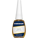 Kryolan Mastix Hautkleber, Pinselflasche 12 ml, für Haare, Bärte und Perücken - ideal für Theater, Film, Halloween, LARP & Make-up Artists