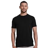 True Classic Herren T-Shirt mit Rundhalsausschnitt und kurzen Ärmeln, Pack of 1, Black, XL