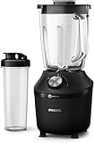 Philips Standmixer und Smoothie Maker – 600W, 2-Liter-Becher, HomeID-App, 2 Geschwindigkeitsstufen + Impulsfunktion, ProBlend, Ice-Crush-Funktion (HR2291/41)