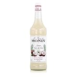 Monin Sirup Kokos (1 x 1,0l) - Tropisch und Exotisch - für Cocktails - Desserts - Alkoholfrei - Hochwertiger Geschmack