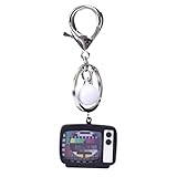 Tv Keychain - Retro TV Keychain 24.4g | Key Chain, Mini LED Screen Punk Wallet Ornament With Sound And Light, Backpack Purse Charm For Collectors, Students, Kids, Teens, Adults, Travelers, Birthdays