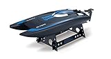 Amewi 26072 Rennkatamaran 7014 RC Einsteiger Motorboot 100% RTR 350 mm, blau