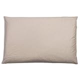 GIRAFFENLAND Bio Hirsekissen 40x60cm Kopfkissen, Bio-Perkal + Bio Füllung | ungefärbt und ungebleicht | Kissen mit Bio-Hirseschalen + zus. Inlett