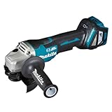 Makita DGA517Z Akku-Winkelschleifer 18 V mit Paddleschalter (ohne Akku, ohne Ladegerät), Bunt