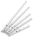 FonHNDG 1 Paar Schubladenführung, Kugelführung, Mikro, Zwei Abschnitte, 17 mm breit, Stahlfalte, Stahlkugel-Gleitschiene, Möbel-Hardware-Beschläge für Schränke, Garderobenschränke(278mm 11 Inch)