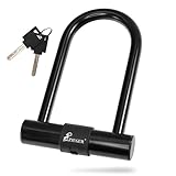 ZIEGER Fahrradschloss U 140 – Kompaktes Bügelschloss mit 12 mm Stahlbügel