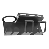 EXHUMKY Wandmontierter Zahnbürstenhalter aus Praktischer Kosmetik Organizer für Badezimmer Doppelte Becherablage Installieren Rostfrei und Feuchtigkeitsbeständig