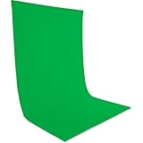 Zdada Grün Fotohintergründe 1.5x2.1M, Faltbarer Grün Fotoleinwände Hintergründe, Waschbarer Polyester Fotohintergrund, Studiohintergrund für Fotostudio, Video, Live Streaming, Meeting, Gaming