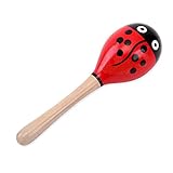 Holz-Rasseln, Musik-Partygeschenk, für Kinder, Baby, Shaker Sandhammer, Spielzeug (zufällige Farbmuster)